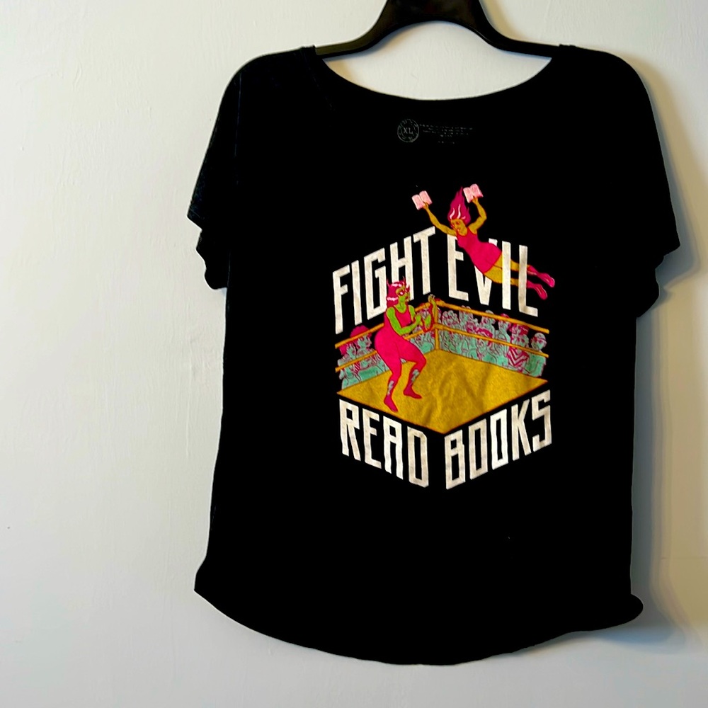 Fight Evil Read Books t shirt
